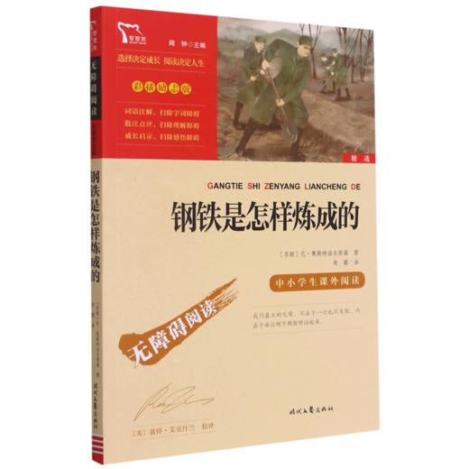 钢铁是怎样炼成的(彩插励志版无障碍阅读)/中小学生课外阅读 商品图0
