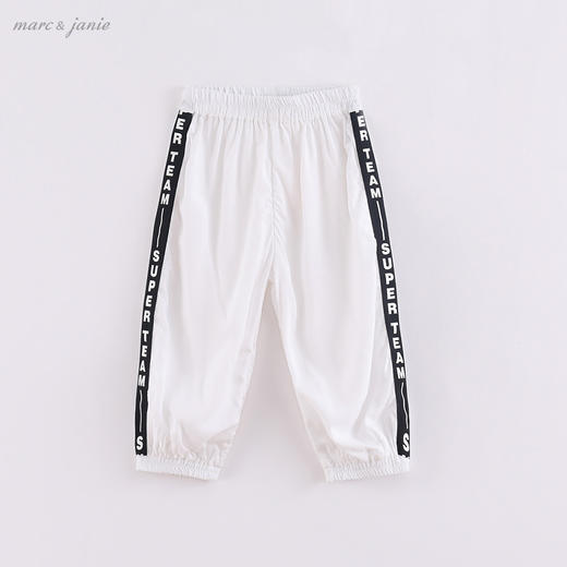 马克珍妮夏装男童织带舒适垂感防蚊裤220712 商品图1