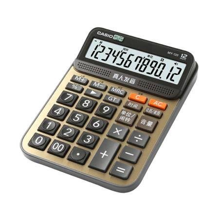 卡西欧计算器 语音机系列  语音机办公计算器MY-120 商品图2