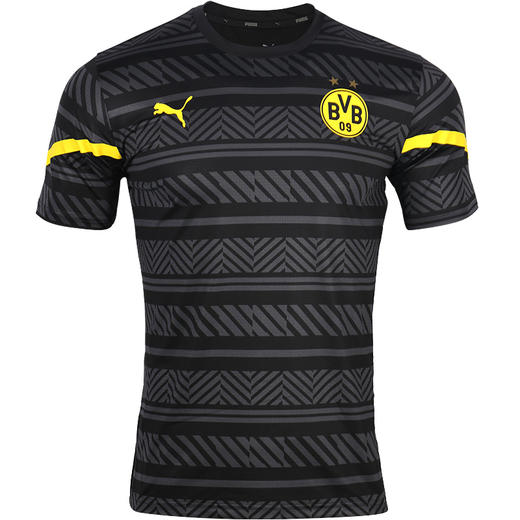 PUMA/彪马多特蒙德赛前热身足球短袖T恤成人男76501802 商品图4