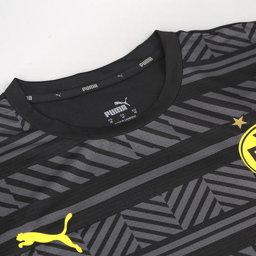 PUMA/彪马多特蒙德赛前热身足球短袖T恤成人男76501802 商品图3