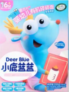 小鹿蓝蓝  面条_婴幼儿有机碎碎面/麦香原味/200g 商品图0