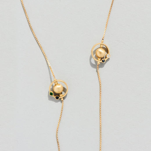 订购8周到｜PARI-CIRCINUS-18K黄金 转运 圆规座 长项链［希腊设计师］ 商品图2