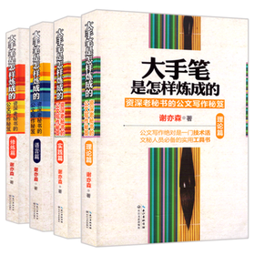 大手笔是怎样炼成的全套4册 理论+实践篇+语言篇+修炼篇 