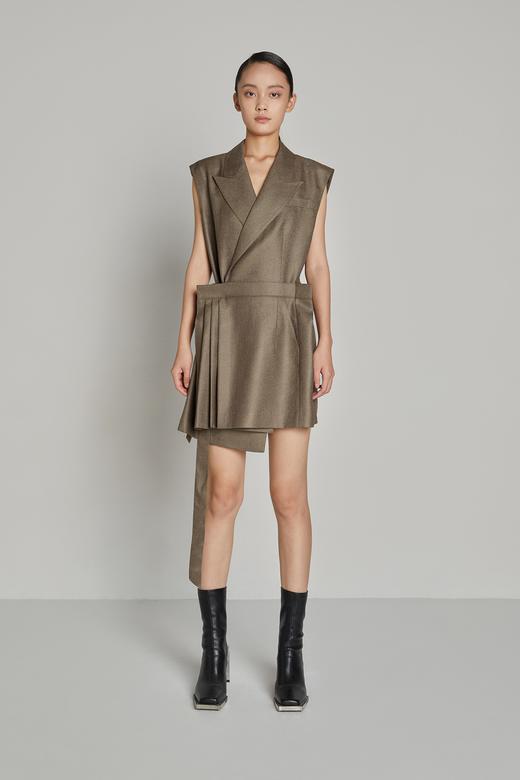 搭片下摆收腰马甲 商品图1