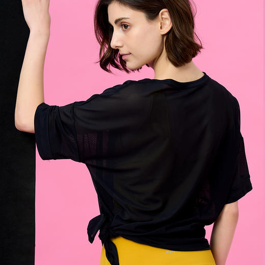 《5送1 12送3》哈瓦塔外搭宽松休闲瑜伽服长短罩衫女士跑步运动上衣 商品图8