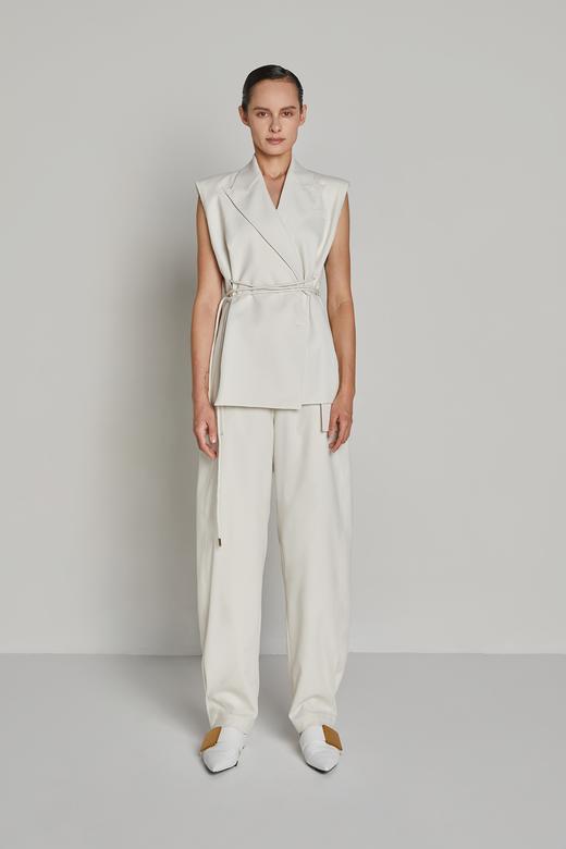 缠绕系带腰带马甲 商品图2