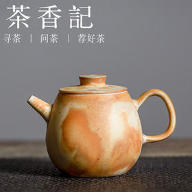 茶香记 清水柴烧管帽壶150ml茶壶德化清水烧井田山男泡茶壶茶具