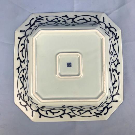 日本青花瓷方形盘 原盒保留 实物见视频 商品图2
