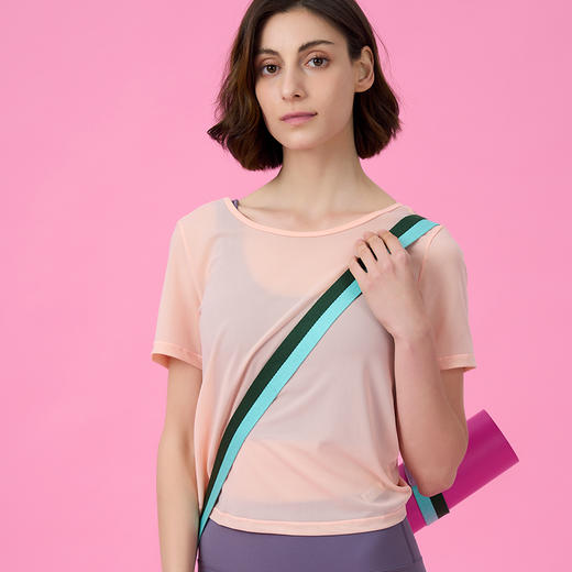 《5送1 12送3》哈瓦塔外搭宽松休闲瑜伽服长短罩衫女士跑步运动上衣 商品图2