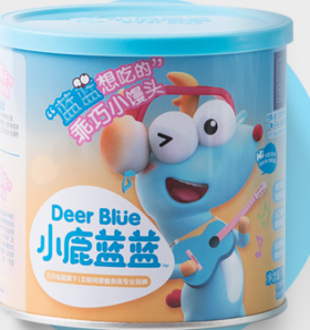 小鹿蓝蓝  糕点_彩虹小馒头/160g