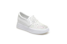 豪麟名鞋奥莱迪嘉女装牛皮革/网潮搭小白鞋DJXXO21WX210白色  原价1660元