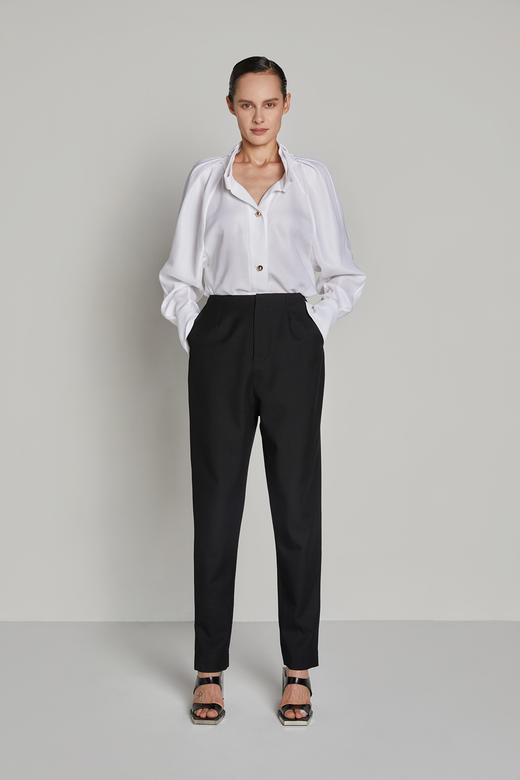 插肩袖飘带领衬衫 商品图0