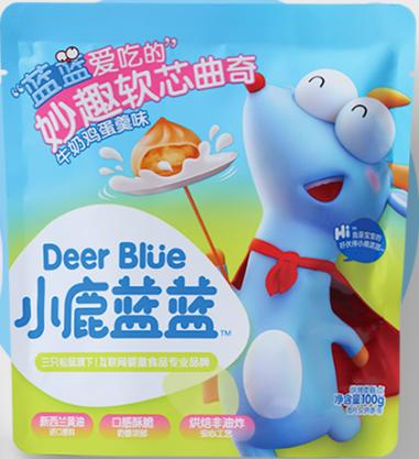 小鹿蓝蓝  妙趣软心曲奇_牛奶蔓越莓味 商品图0