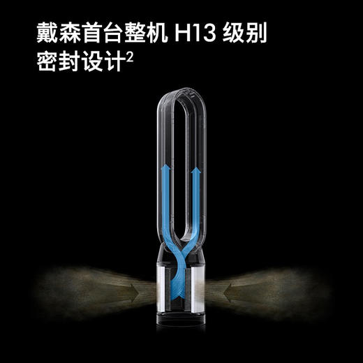 【6F】戴森DYSON TP07空气净化风扇 整机H13密封 净化有害气体 吸附甲醛 【白银色】 商品图2