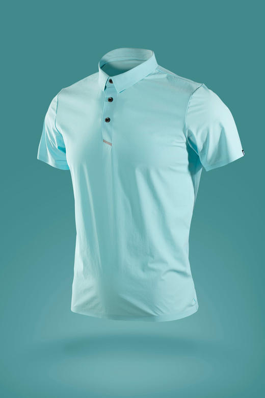 严素轻量快干短袖POLO衫,断码 日常,休闲,男女通款 商品图3