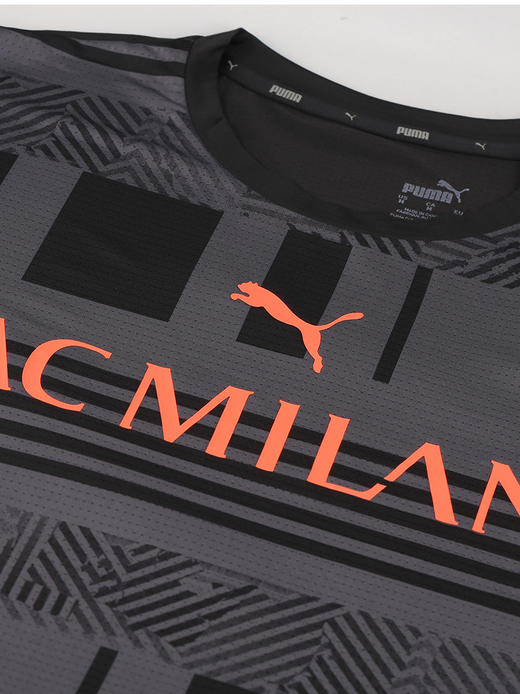 PUMA/彪马AC米兰赛前热身足球运动短袖T恤成人男76505304 商品图2