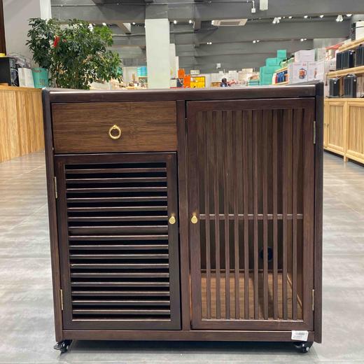 芳华茶水柜移动茶柜家用小茶桌边柜实木茶边柜新中式泡茶台 商品图3