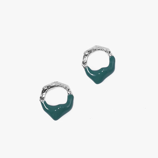 22SS CHAOS ｜巴别塔   螺母系列 - 滴胶螺母耳钉 商品图1