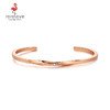 【ROROLOVE】 合金手镯 个性螺旋形状手镯（内径58mm） 商品缩略图0