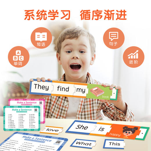 高频词句子拼图SIGHT WORD SENTENCES 商品图1