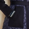 LR003斯尔丽瑟俪2021年冬上新时尚一手长拼接菱形格中长款羽绒服 商品缩略图5