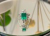「几何」Vivid Green祖母绿钻石戒指 2.79克拉祖母绿 商品缩略图0