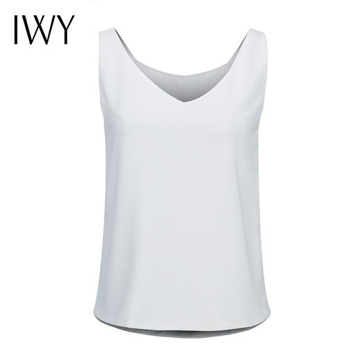 IWY/女士小背心性感修身白色吊带打底衫女外穿内搭百搭韩版小清新上衣T2201 商品图1