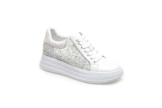 豪麟名鞋奥莱迪嘉女装牛皮革时尚休闲鞋DJXXA21WX007白色  原价1660元 商品图0