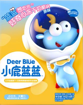 小鹿蓝蓝  奶酪块_好奇心冻干奶酪块/西印度樱桃味/36g 商品图0