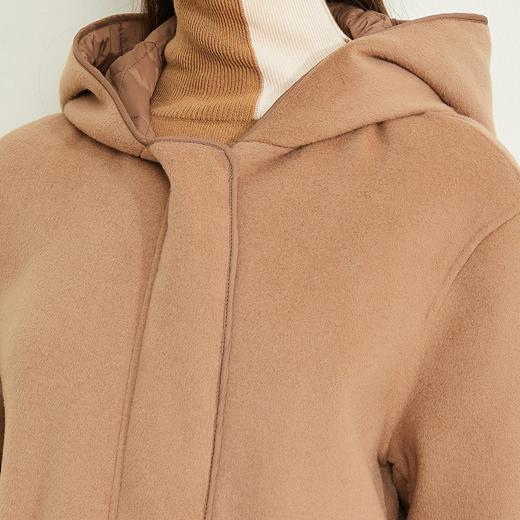 LR001斯尔丽瑟俪2021年冬上新时尚洋气两面穿拼接中长款羽绒服 商品图4