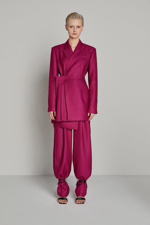 搭片下摆收腰西服 商品图2