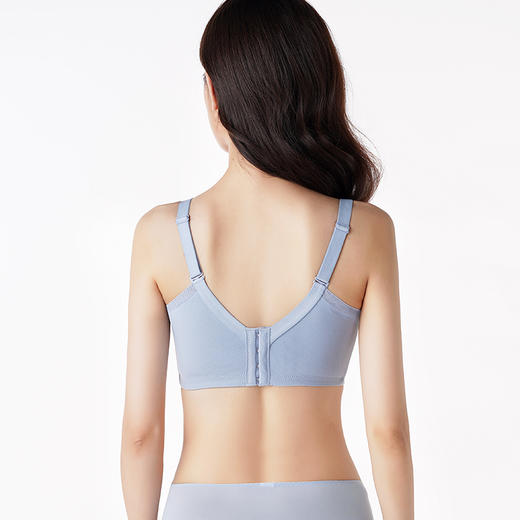 都市丽人少女三步优选AB杯调整型文胸锁边A:加加厚B:中厚3/4杯少女文胸四排扣无钢圈LJ24A7 商品图2