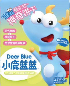 小鹿蓝蓝  饼干_婴幼儿奶宝宝饼干/65g