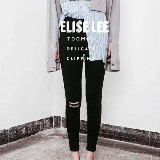 TOOMOS刺绣弹力裤子牛仔款[福利品] 商品图0