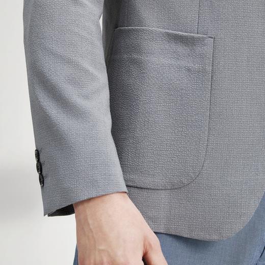 柒牌西服上衣男春季新款商务休闲时尚帅气修身两粒扣单西外套	122C70010 商品图3