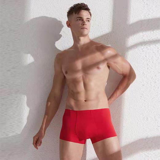 安莉芳IVU男士抗菌莫代尔无痕舒适平角裤中腰纯色内裤UP00032【2条299,3条399，联系客服改价】】 商品图1