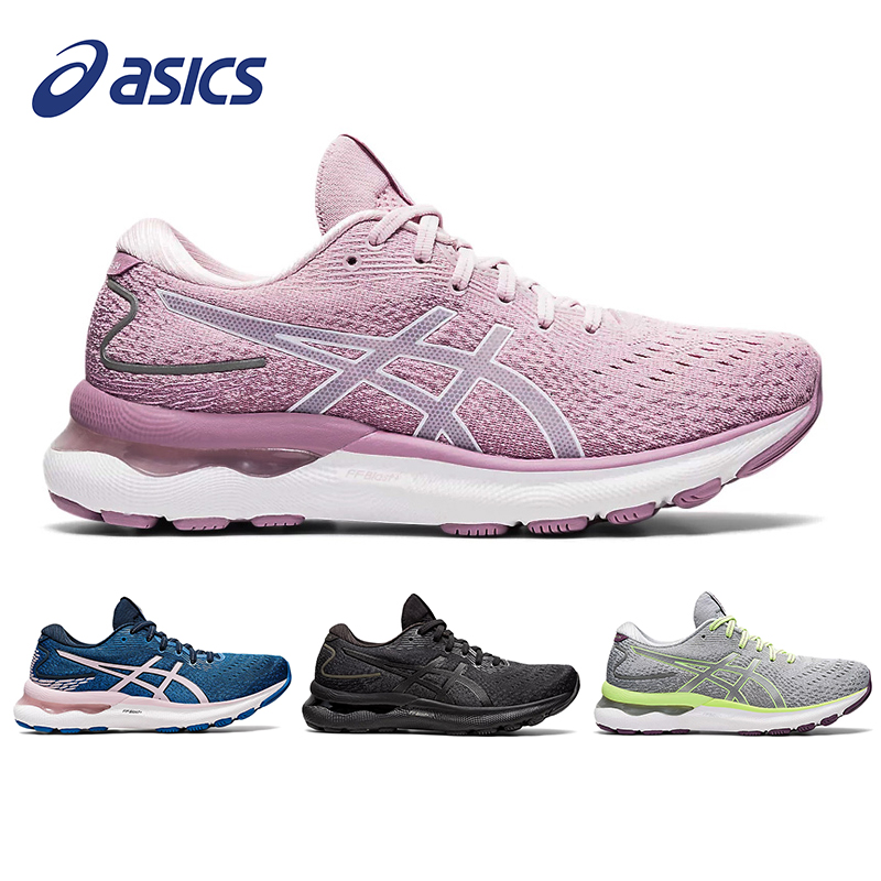 ASICS亚瑟士NIMBUS 24马拉松跑鞋女子N24冬缓震运动跑步鞋