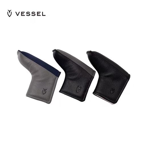 VESSEL 男女通用高尔夫球杆套 绒布条形推杆套 商品图3