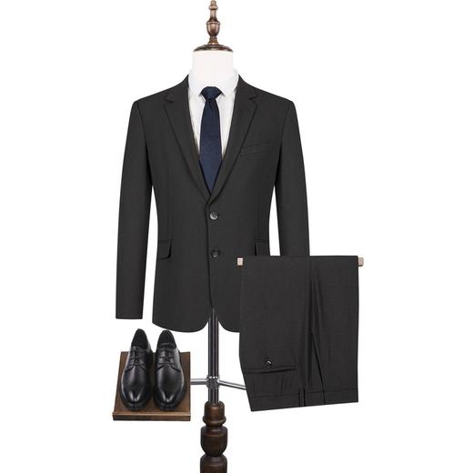 柒牌新郎西服套装男士商务休闲正装伴郎结婚礼服西装外套混纺套西	122C70410 商品图4