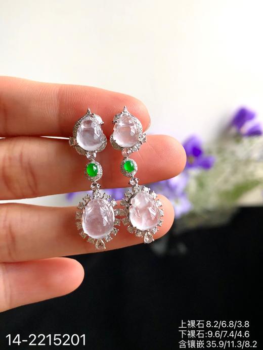 玻璃貔貅耳坠，14-2215201，16999 商品图3