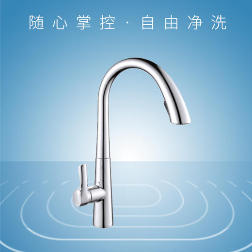 厨房菜盆水龙头ST2210自由抽拉 商品图0