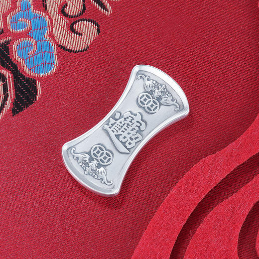 子佩集S999银浮雕腰锭【ZXFYD-20】20g2201 商品图4