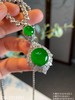 艳绿蛋面吊坠，08-2212301。具体价格微信咨询 商品缩略图6