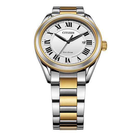 西铁城(CITIZEN)光动能男表不锈钢间金色款AW1694-50A 商品图1