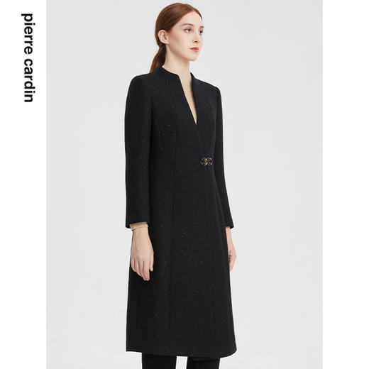 皮尔卡丹女装秋季新款端庄淑女百搭中长款风衣P1412G1997B0
 商品图1
