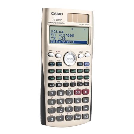 卡西欧计算器 金融理财  数学计算及运用FC-200V 商品图4