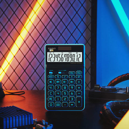 卡西欧计算器 日常商务  赛博朋克 卡西欧计算器 日常商务STYLISH商务办公计算器JW-200SC 商品图4
