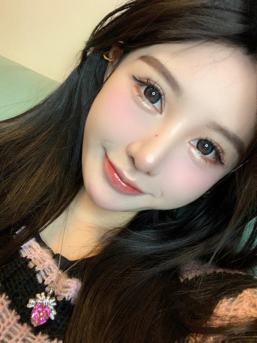 【平价半年抛】大牛奶片 Woolilens | 大直径14.5 着色14.0 | 【同品牌多副美瞳更划算，选款色板在详情页内】，粗黑边 | 黑灰色混血美瞳 商品图10