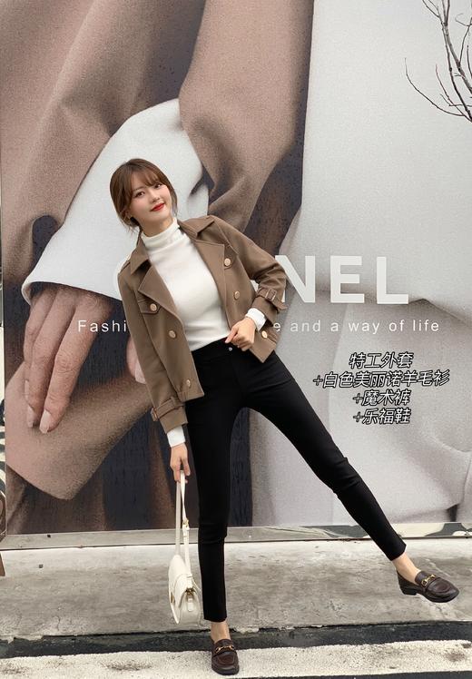 【百图lulu 定制】【魔术裤】保暖裤 高腰显瘦铅笔小脚裤 牛仔裤 高弹舒适不勒 打底裤 商品图7